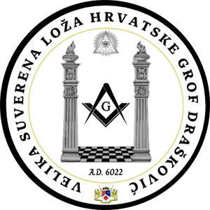 Raniji logotip Velika Suverena Loža Hrvatske "Grof Drašković"