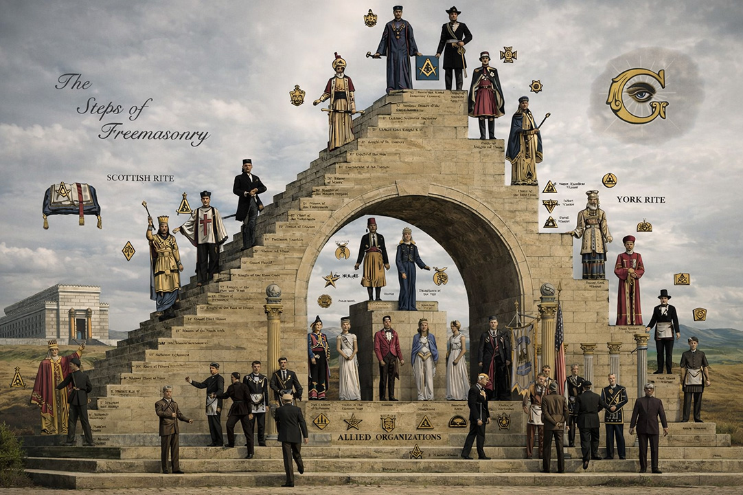 Ilustracija za članak Što su masonski stupnjevi