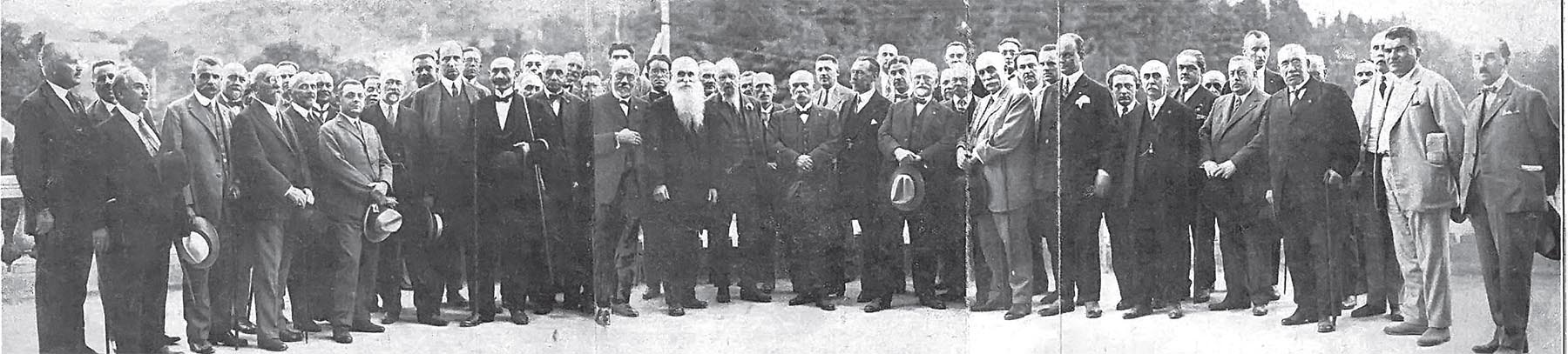Sudionici beogradskog masonskog kongresa iz 1926.
